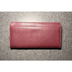 Matt & Nat Red Vegan Clutch Wallet Sustainable Design